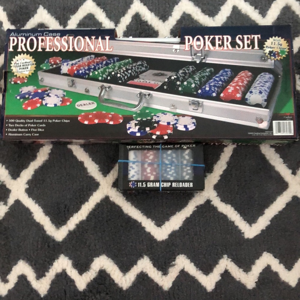 Professional poker set